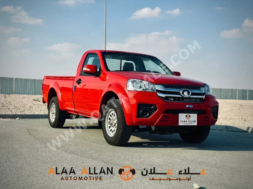 Great Wall  Wingle 5  Luxury  2022  Manual  0 Km  4 Cylinder  Rear Wheel Drive (RWD)  Pick Up  Red