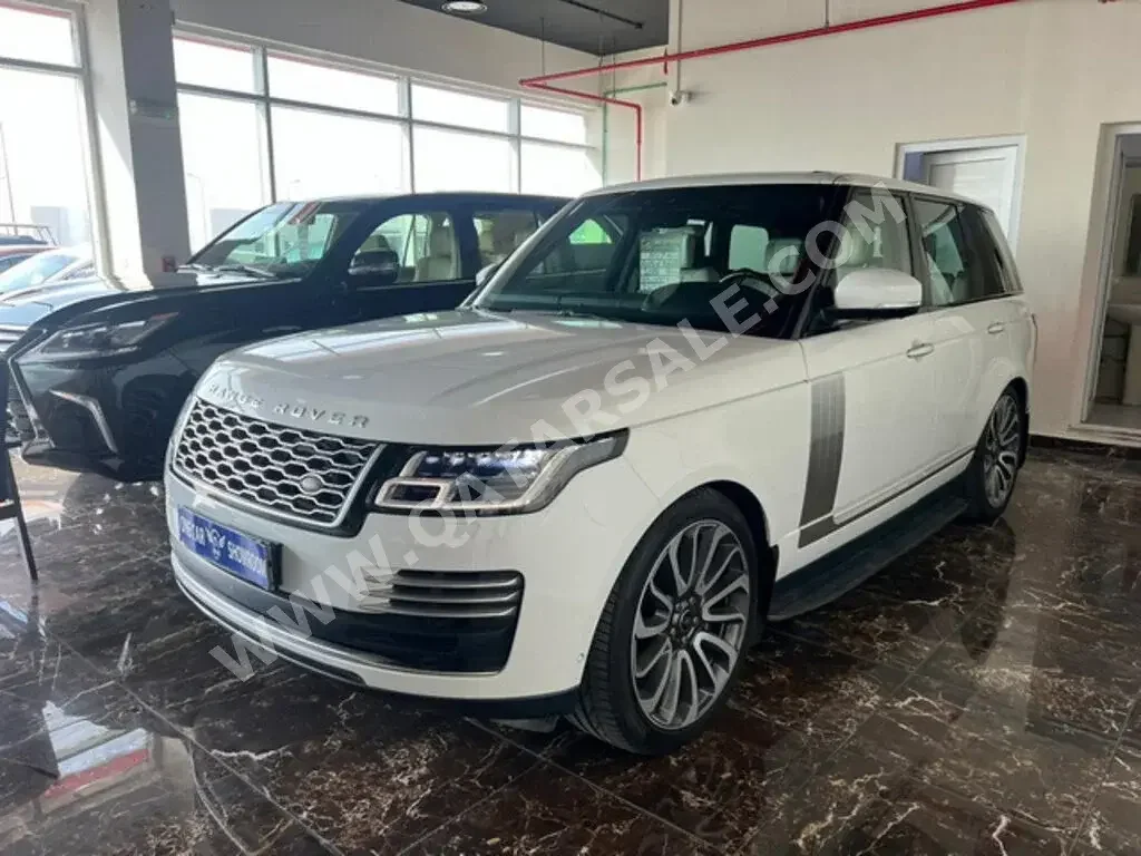 Land Rover  Range Rover  Vogue  Autobiography  2018  Automatic  85,000 Km  8 Cylinder  Four Wheel Drive (4WD)  SUV  White