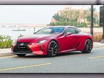 Lexus  LC  500  2017  Automatic  95,000 Km  8 Cylinder  Rear Wheel Drive (RWD)  Coupe / Sport  Red