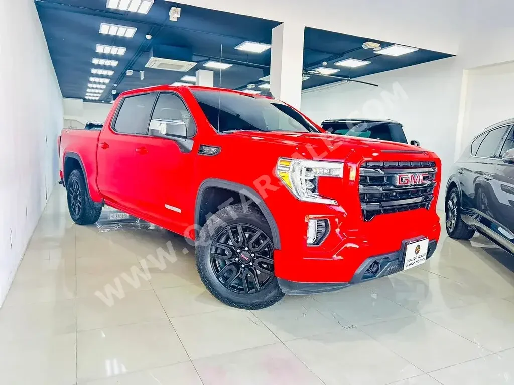 GMC  Sierra  Elevation  2022  Automatic  14,000 Km  8 Cylinder  Four Wheel Drive (4WD)  Pick Up  Red  With Warranty
