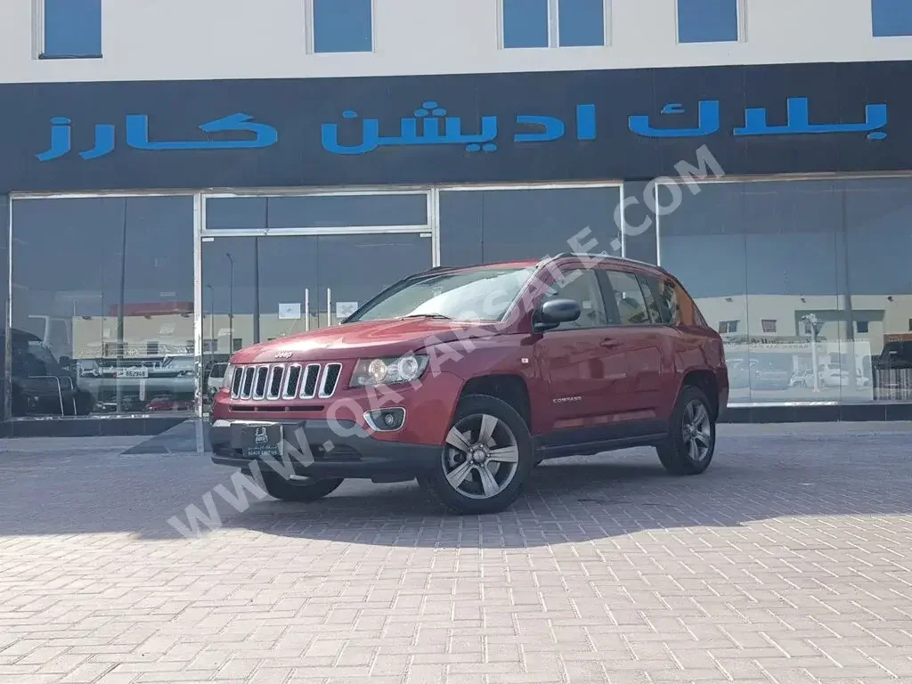Jeep  Compass  2016  Automatic  91,000 Km  4 Cylinder  Four Wheel Drive (4WD)  SUV  Red