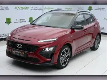 Hyundai  Kona  2022  Automatic  15,300 Km  4 Cylinder  Four Wheel Drive (4WD)  SUV  Red  With Warranty