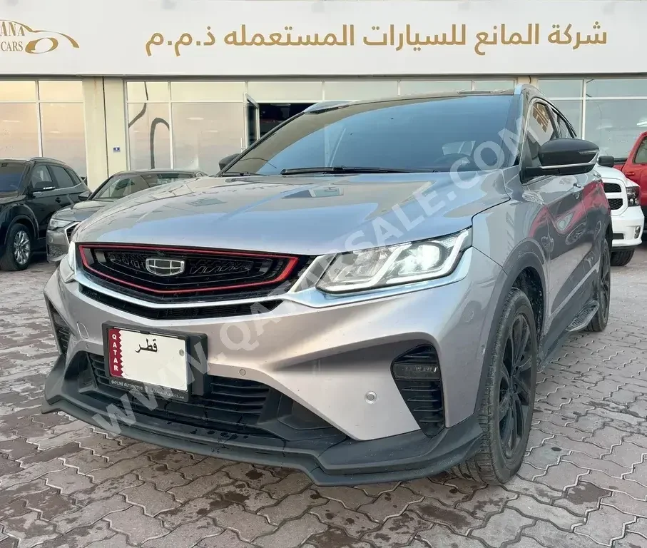 Geely  Coolray  Sport Limited  2022  Automatic  80,000 Km  3 Cylinder  Front Wheel Drive (FWD)  SUV  Silver and Black  With Warranty