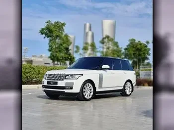 Land Rover  Range Rover  Vogue Super charged  2014  Automatic  189,000 Km  8 Cylinder  Four Wheel Drive (4WD)  SUV  White