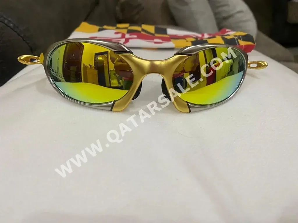 OAKLEY  Sunglasses  Golden  Oval  Single Vision  USA  for Unisex