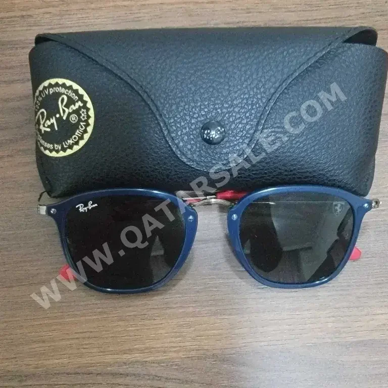 Ray.Ban  Sunglasses  Blue  Round  for Men