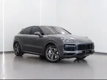 Porsche  Cayenne  Turbo Coupe  2020  Automatic  41,000 Km  8 Cylinder  All Wheel Drive (AWD)  SUV  Gray  With Warranty