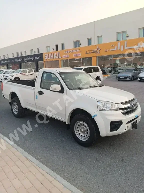 Great Wall  Diesel  2023  Manual  0 Km  4 Cylinder  Front Wheel Drive (FWD)  Pick Up  White  With Warranty