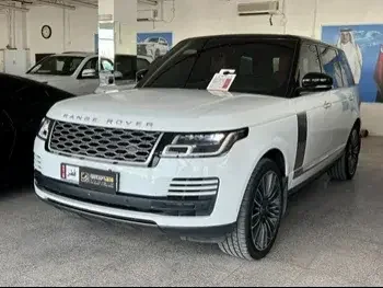 Land Rover  Range Rover  Vogue HSE L  2018  Automatic  112,000 Km  8 Cylinder  Four Wheel Drive (4WD)  SUV  White