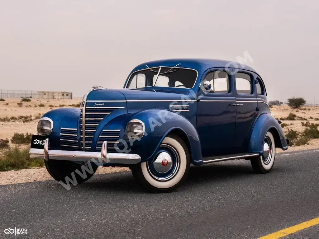 Plymouth  P8  Deluxe  1939  Manual  2,800 Km  6 Cylinder  Rear Wheel Drive (RWD)  Classic  Blue