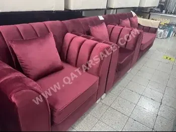 Sofas, Couches & Chairs 2-Seat Sofa  - Velvet  - Red
