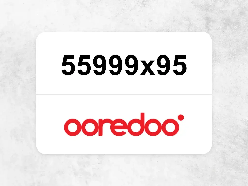 Ooredoo Mobile Phone  55999x95