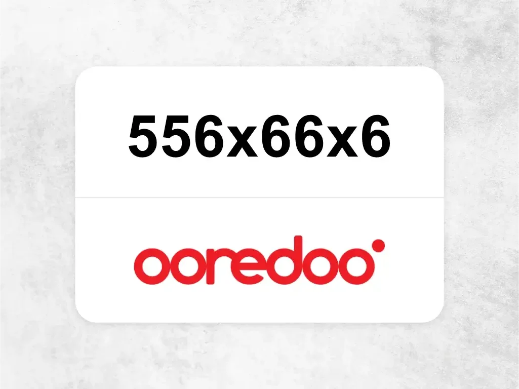 Ooredoo Mobile Phone  556x66x6