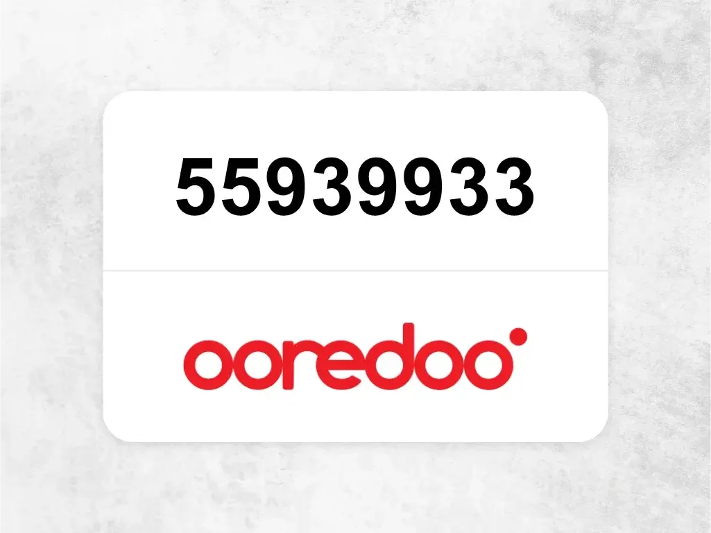 Ooredoo Mobile Phone  55939933