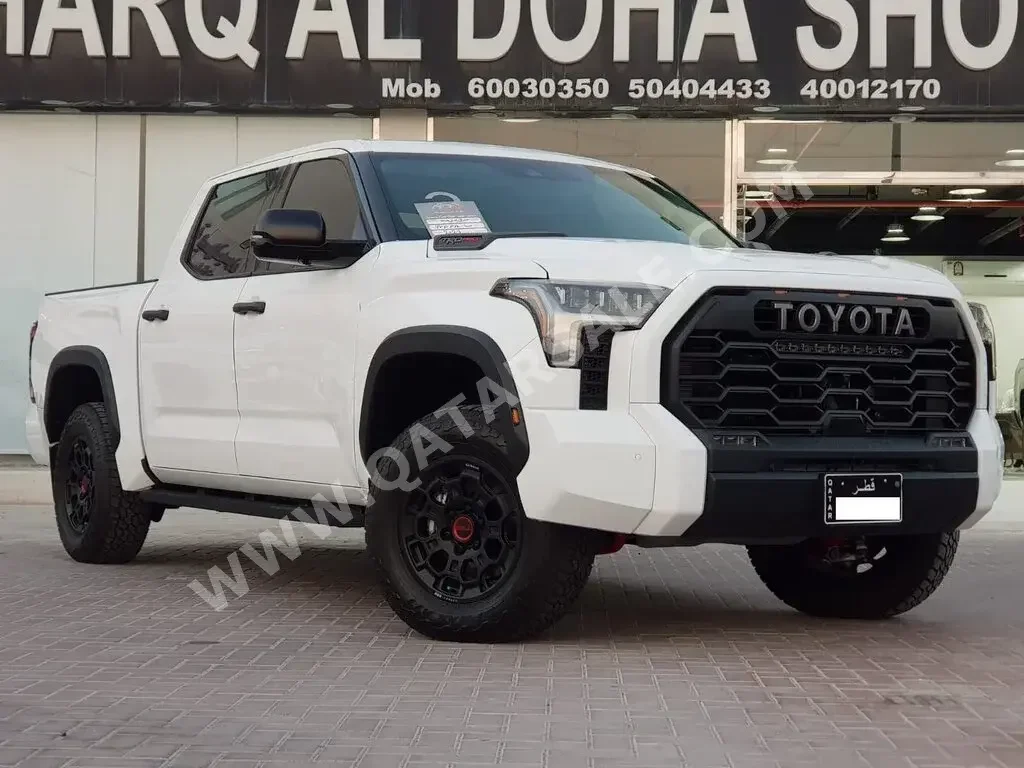 Toyota  Tundra  TRD PRO  2023  Automatic  250 Km  8 Cylinder  Four Wheel Drive (4WD)  Pick Up  White  With Warranty