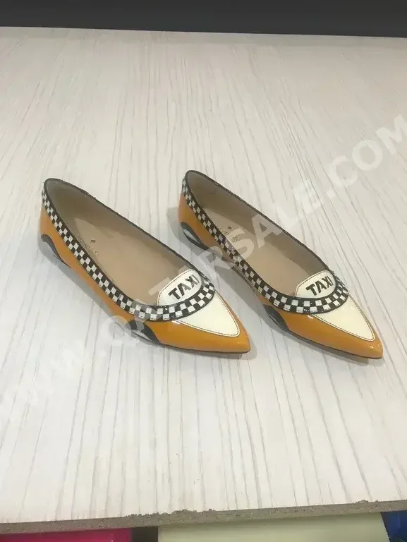 Shoes Genuine Leather  Yellow Size 38  Women