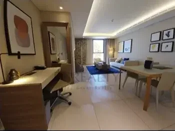 1 غرف نوم  شقة  للايجار  في الدوحة -  الخليج الغربي  مفروشة بالكامل