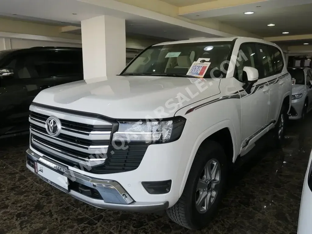  Toyota  Land Cruiser  GXR  2024  Automatic  0 Km  6 Cylinder  Four Wheel Drive (4WD)  SUV  White  With Warranty
