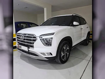 Hyundai  Creta  2022  Automatic  29,500 Km  4 Cylinder  Front Wheel Drive (FWD)  SUV  White  With Warranty