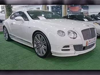  Bentley  GT  Speed  2015  Automatic  58,000 Km  12 Cylinder  All Wheel Drive (AWD)  Coupe / Sport  White  With Warranty