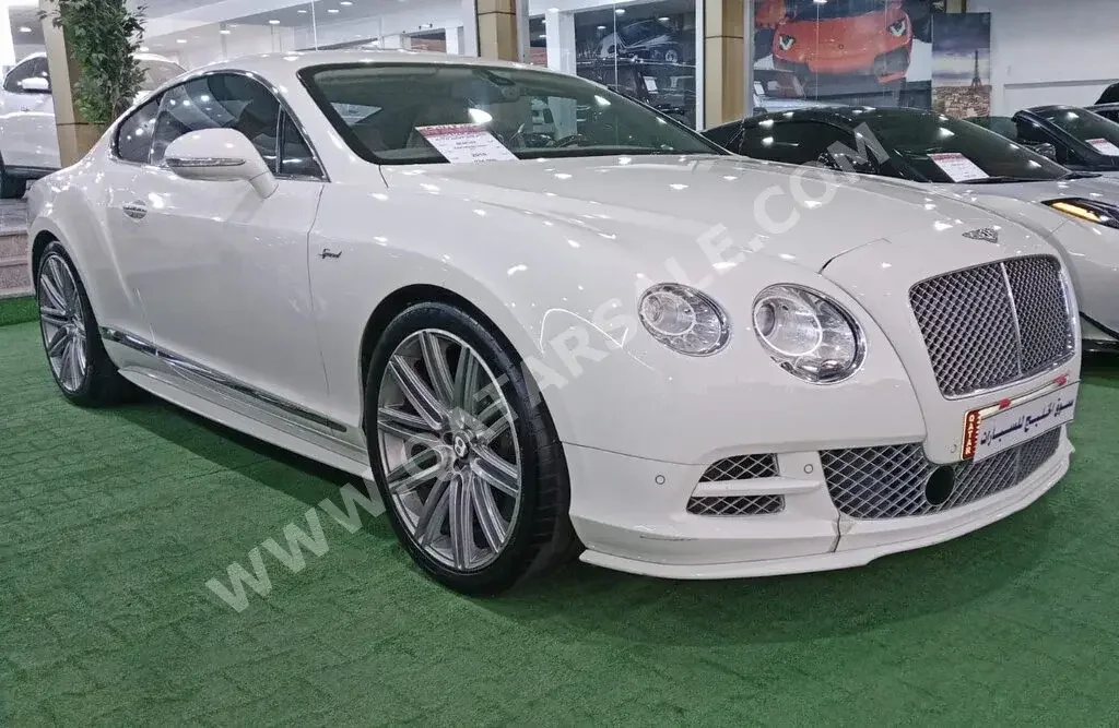  Bentley  GT  Speed  2015  Automatic  58,000 Km  12 Cylinder  All Wheel Drive (AWD)  Coupe / Sport  White  With Warranty