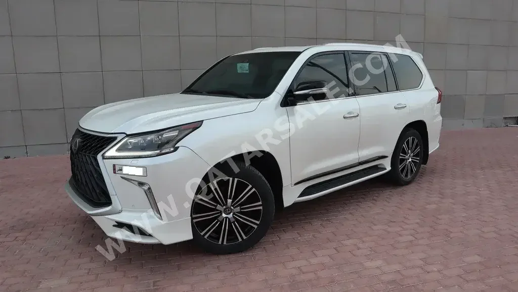 Lexus  LX  570  2019  Automatic  75,000 Km  8 Cylinder  Four Wheel Drive (4WD)  SUV  White