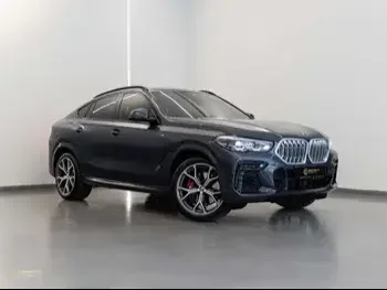 BMW  X-Series  X6  2022  Automatic  45,100 Km  6 Cylinder  All Wheel Drive (AWD)  SUV  Black  With Warranty
