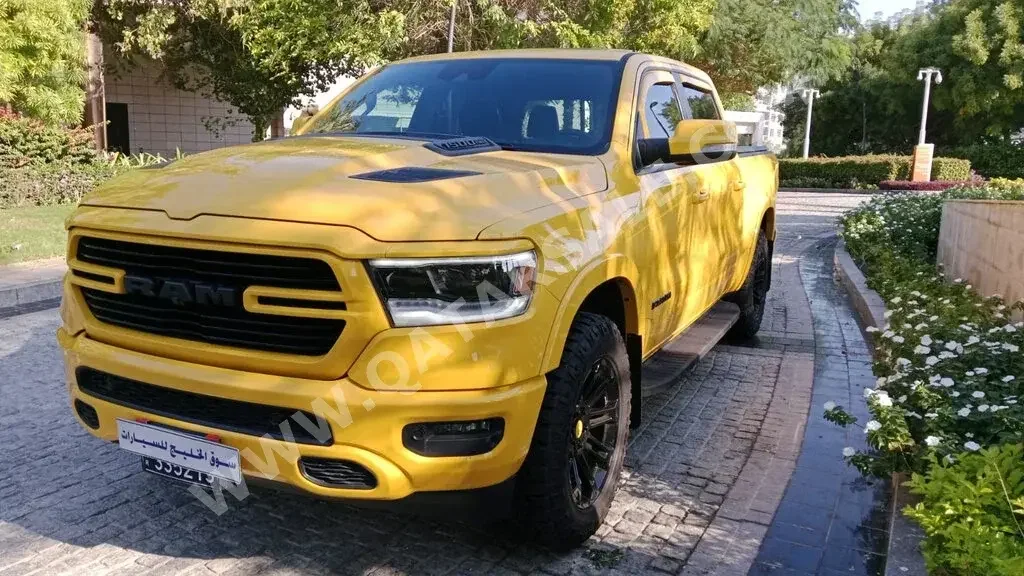 Dodge  Ram  2020  Automatic  48,000 Km  8 Cylinder  Four Wheel Drive (4WD)  Pick Up  Yellow
