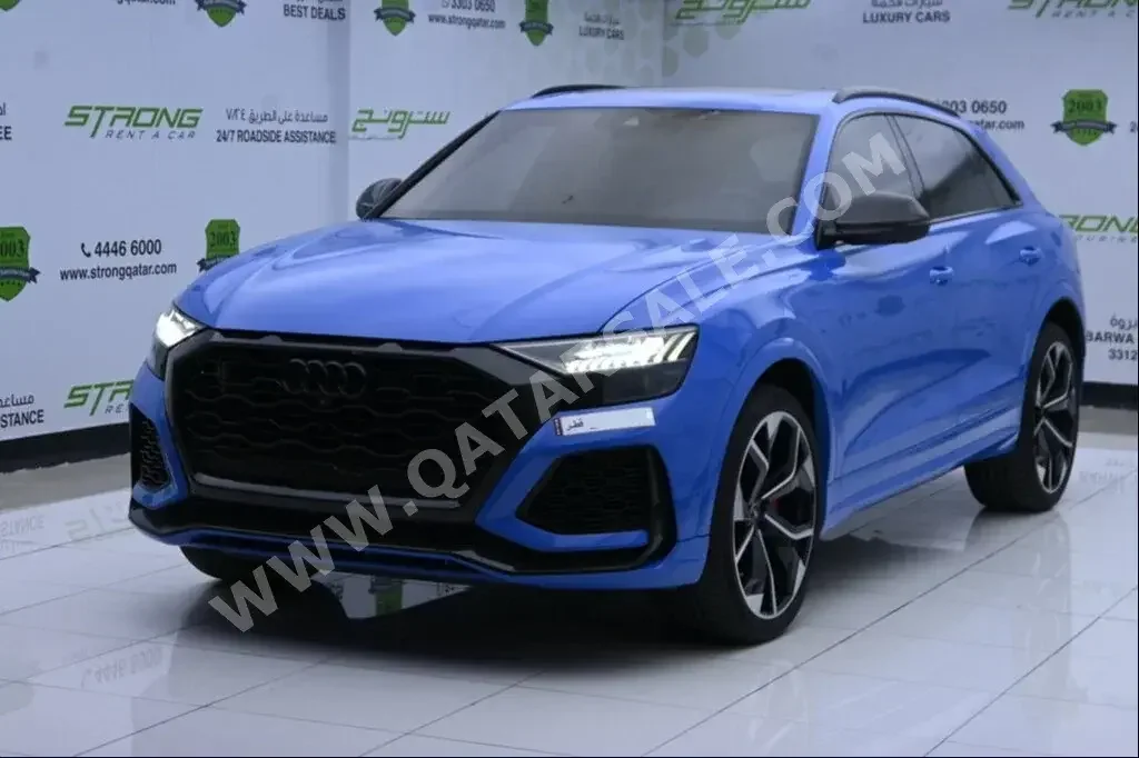  Audi  RSQ8  2021  Automatic  58,000 Km  8 Cylinder  All Wheel Drive (AWD)  SUV  Blue  With Warranty