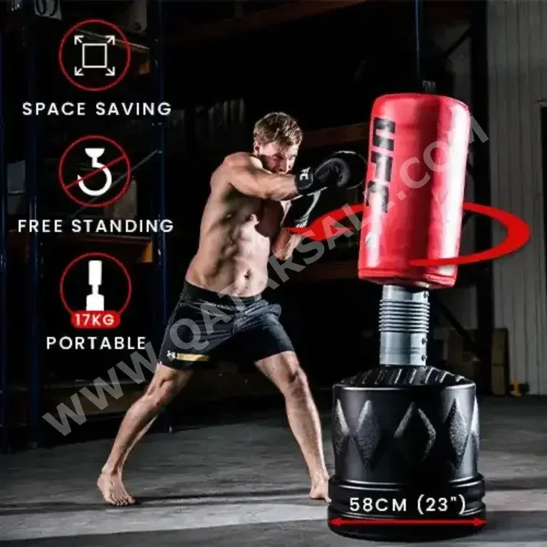 Sports/Exercises Equipment - Free-Standing Punching Bag 100  - Red