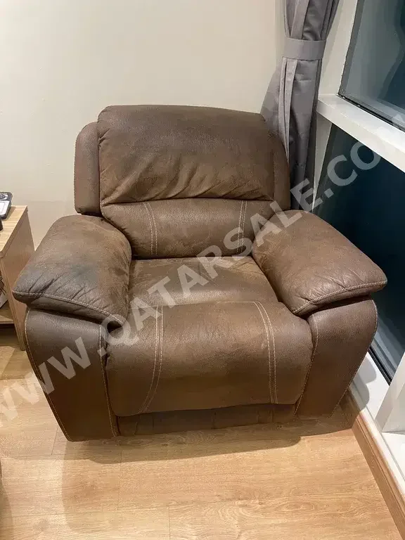 Sofas, Couches & Chairs Rocking Chair  - Fabric  - Brown  - Sofa Bed