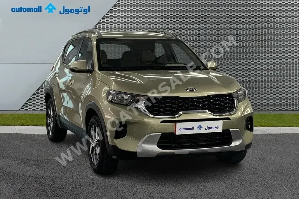 Kia  Sonet  2022  Automatic  62,857 Km  4 Cylinder  Front Wheel Drive (FWD)  SUV  Gold  With Warranty