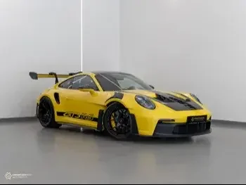 Porsche  911  GT3 RS-Weissach Package  2023  Automatic  950 Km  6 Cylinder  Rear Wheel Drive (RWD)  Coupe / Sport  Yellow  With Warranty