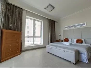 1 غرف نوم  شقة  للايجار  الدوحة -  اللؤلؤة  مفروشة بالكامل