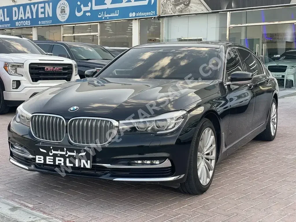BMW  7-Series  730 Li  2016  Automatic  171,000 Km  6 Cylinder  Rear Wheel Drive (RWD)  Sedan  Black