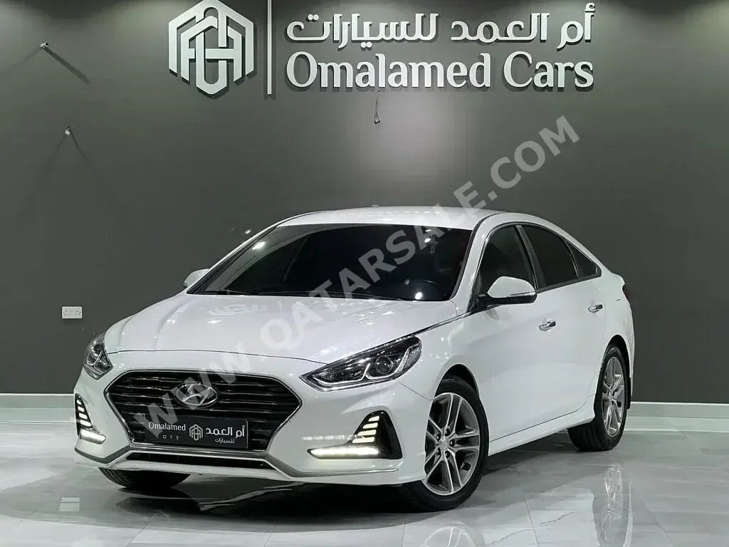 Hyundai  Sonata  2019  Automatic  110,000 Km  4 Cylinder  Front Wheel Drive (FWD)  Sedan  White