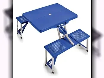 Patio Furniture Blue  Patio Table