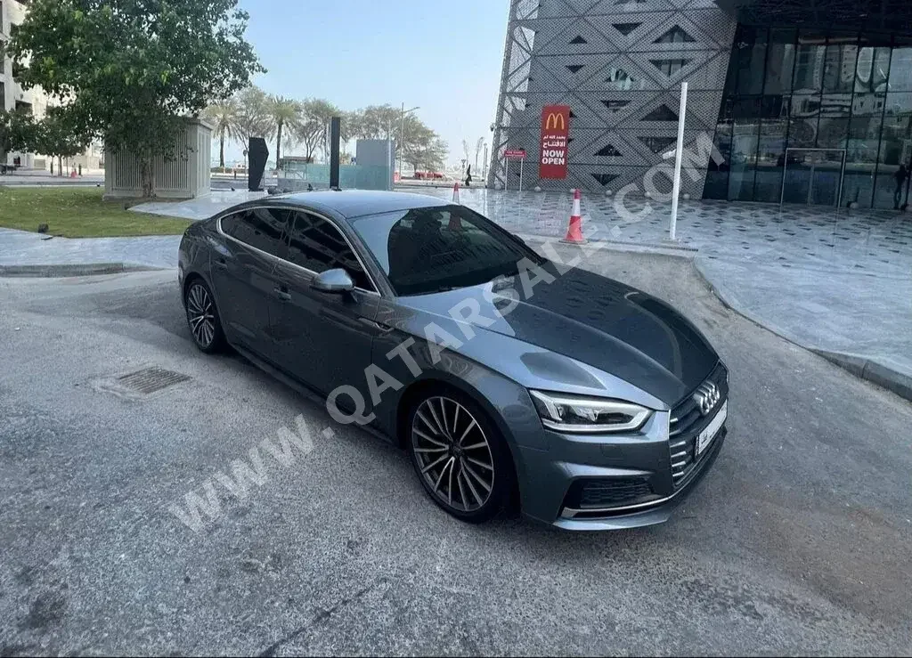 Audi  A5  2019  Automatic  41,000 Km  6 Cylinder  Rear Wheel Drive (RWD)  Sedan  Gray  With Warranty
