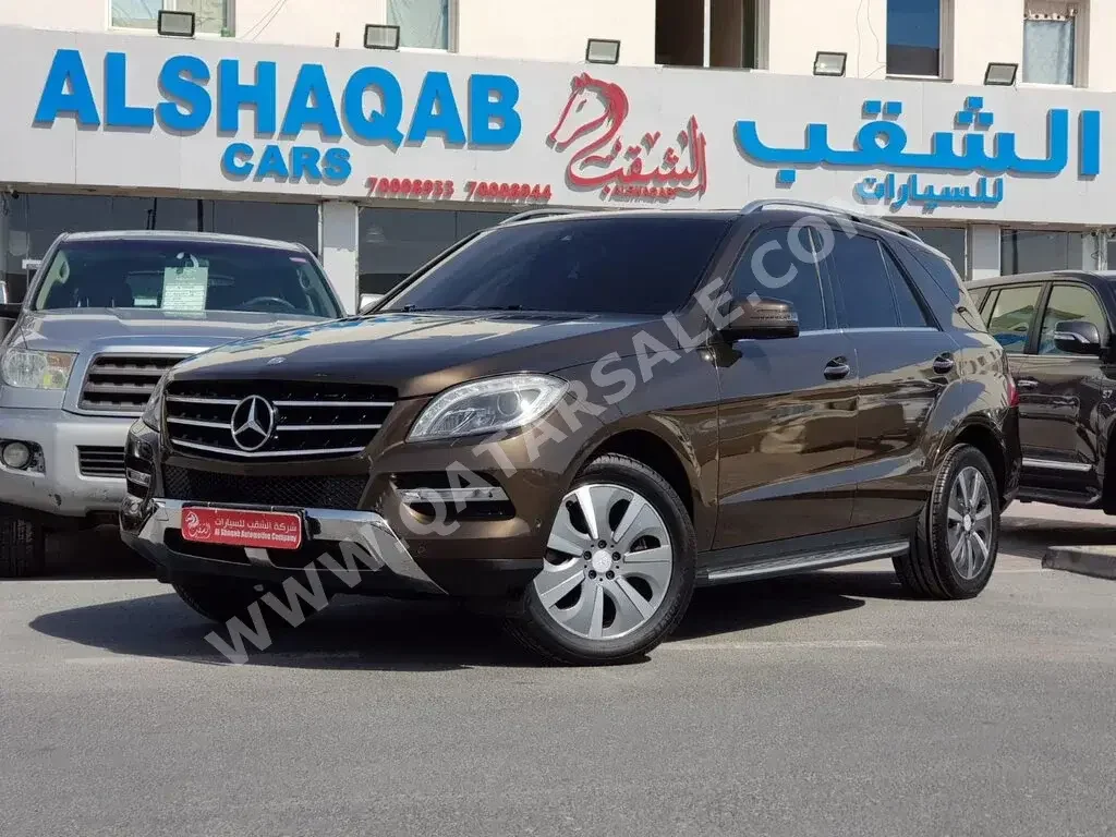 Mercedes-Benz  ML  350  2013  Automatic  105,000 Km  6 Cylinder  Four Wheel Drive (4WD)  SUV  Brown