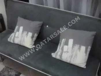 Sofas, Couches & Chairs Accent Sofas  - Velvet  - Gray  - Sofa Bed