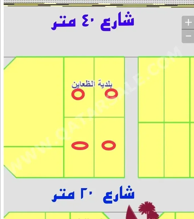 Lands Al Daayen  Al Khisah Area Size 618 Square Meter