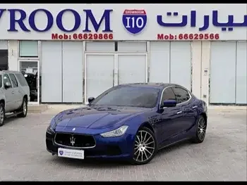 Maserati  Ghibli  Q4  2016  Automatic  118,000 Km  6 Cylinder  Rear Wheel Drive (RWD)  Sedan  Blue