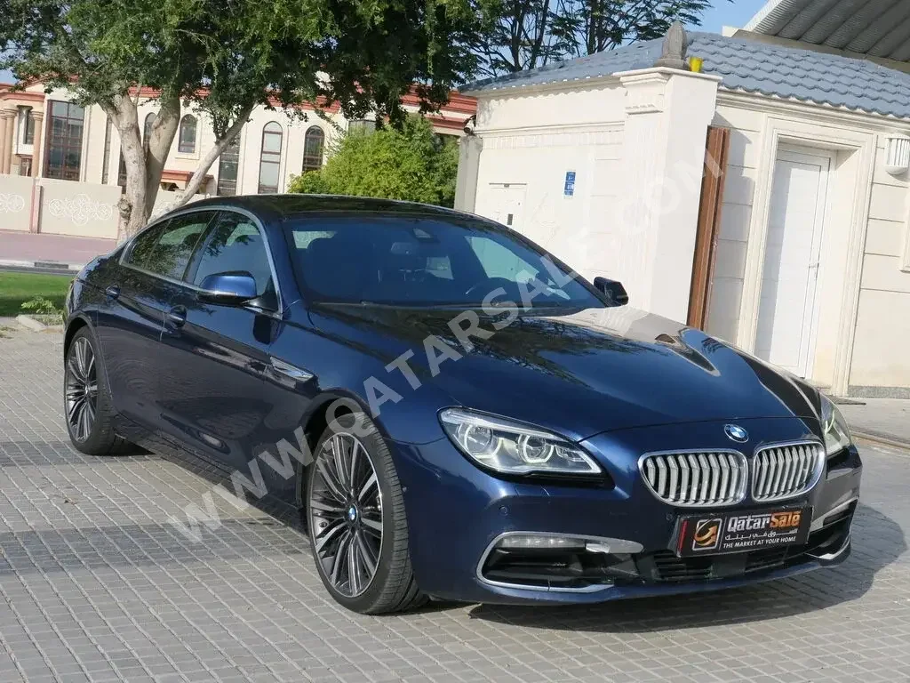 BMW  6-Series  650i  2016  Automatic  98,000 Km  8 Cylinder  Rear Wheel Drive (RWD)  Sedan  Dark Blue