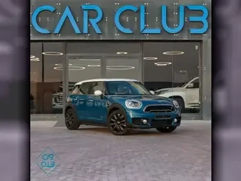 Mini  Cooper  CountryMan  S  2019  Automatic  59,000 Km  4 Cylinder  All Wheel Drive (AWD)  Hatchback  Blue  With Warranty