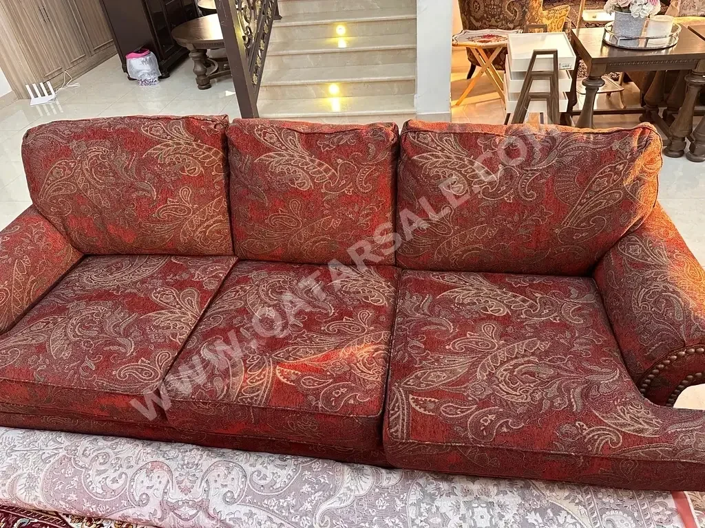 Sofas, Couches & Chairs Midas  3-Seat Sofa  Red