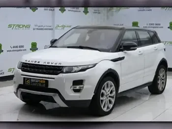 Land Rover  Evoque  2013  Automatic  91,000 Km  4 Cylinder  Four Wheel Drive (4WD)  SUV  White