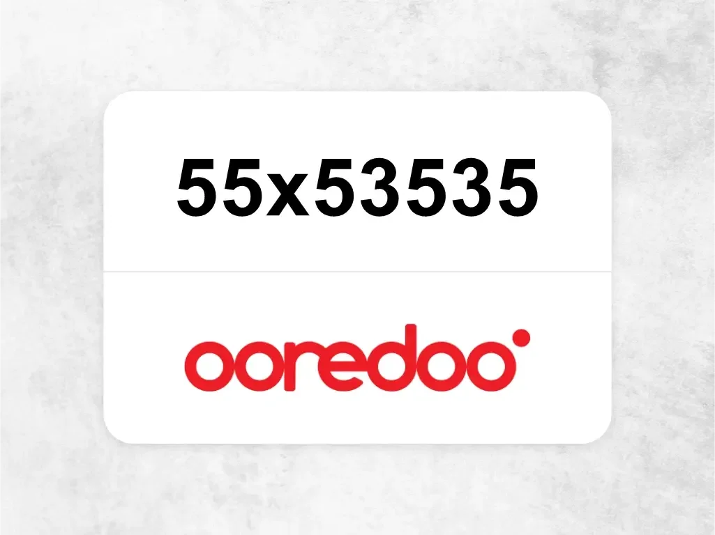 Ooredoo Mobile Phone  55x53535