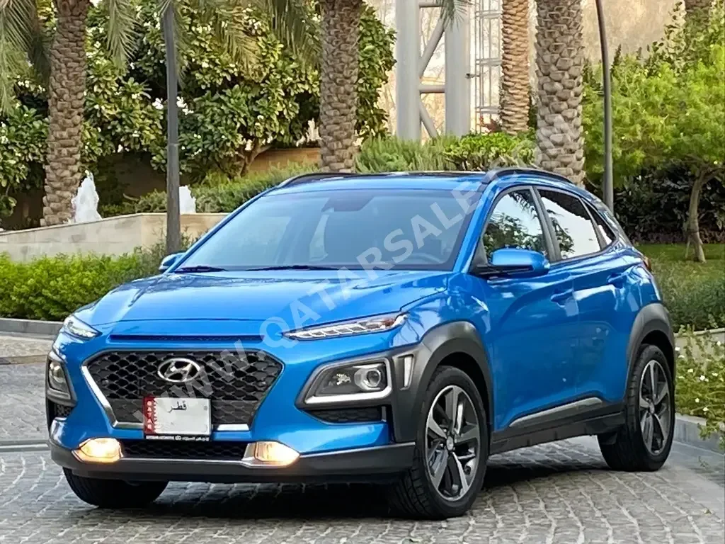 Hyundai  Kona  2019  Automatic  79,000 Km  4 Cylinder  All Wheel Drive (AWD)  SUV  Blue