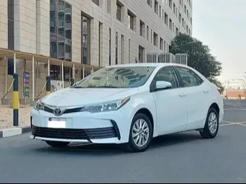 Toyota  Corolla  XLI  2019  Automatic  105,000 Km  4 Cylinder  Front Wheel Drive (FWD)  Sedan  White