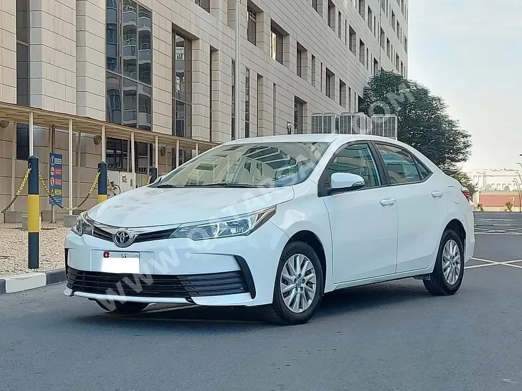 Toyota  Corolla  XLI  2019  Automatic  105,000 Km  4 Cylinder  Front Wheel Drive (FWD)  Sedan  White